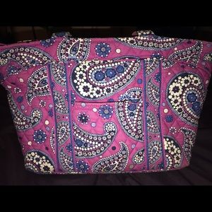 Vera Bradley Mandy Boysenberry Bag.